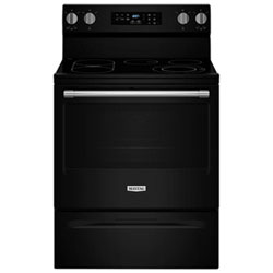 Maytag 30" 5.3 Cu. Ft. Self-Clean Electric Air Fry Range (YMFES6030RZ) - Fingerprint Resistant Stainless Steel