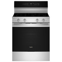 Whirlpool 30" 5.3 Cu. Ft. True Convection Electric Range (YWFES7530RZ) - Fingerprint Resistant Stainless
