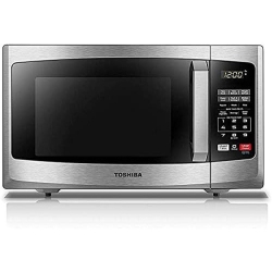 TOSHIBA 37.8 X 48.6 X 29.2 Cm Microwave Oven Ml Em25P Ss Ca With Led Lighting Eco Mode And Sound Stainless Steel