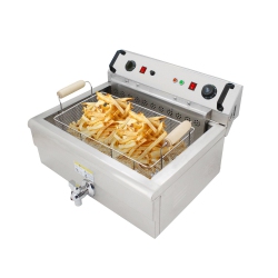 ALDKITCHEN Ap-401 Commercial Deep Fryer | 30L | Electric Oil | No Plug | 110V