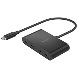 Belkin 4-in-1 USB-C Hub with Power Delivery (AVC018BTBK)