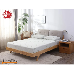 ULTRAFLEX MATTRESS Ultraflex Solidsleep- Canadian-Made Firm Gel Infused Reversible Comfort \w Pressure Relief, Cooling Technology, Bamboo Cover