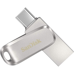 SANDISK 1Tb Ultra Dual Drive Luxe USB Type-C - Sdddc4-1T00-G46 In Silver