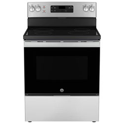 Boîte Ouverte - Cuisinière Électrique Autonome 5 Pi³ 30 Po De Ge (Jcbs630Svss) - Acier Inoxydable - Parfait État