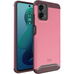 TUDIA Merge Moto G 5G 2024 Case Dual Layer - Smokey In Pink
