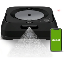 IROBOT Braava Jet M6 (6113) Ultimate Robot Mop - Wi-Fi Connected, Precision Jet Spray, Smart Mapping, Alexa Compatible, Graphite
