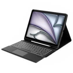 SAHARACASE Navigate Series Keyboard Case for Apple Ipad Air 13-Inch M2 - Scorpion In Black