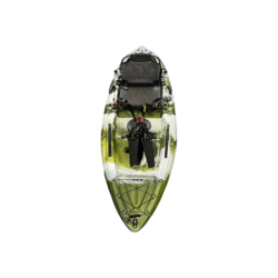 FEARLES ADVENTURE Fearless Adventure - Dusk - 9 Ft. 2 Piece Modular Fin Pedal Drive Kayak (Green White)