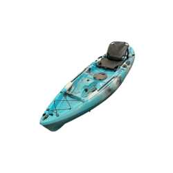 FEARLESS ADVENTURE - Dusk - 9 Ft. 2 Piece Modular Fin Pedal Drive Kayak (Blue Lagoon)