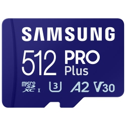SAMSUNG Refurbished (Good) Pro Plus 180Mb/s Microsdxc Memory Card With Adapter 512GB Oem