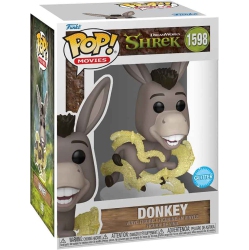 POP Movies Shrek 3.75 Inch Action Figure - Donkey With Glitter #1598