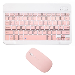 HLD Rechargeable Bluetooth Keyboard And Mouse Combo Ultra-Slim Wireless Mouse Keyboard Set for Android Windows Tablet Cell Phone Iphone Ipad Pro Air