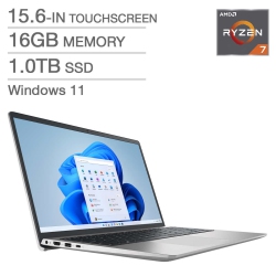 DELL Inspiron 15.6" Touchscreen Laptop - Amd Ryzen 7 7730U 8-Core- Amd Radeon/ 16GB Ram/ 1Tb SSD