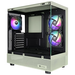 Thermaltake View 270 Plus TG ARGB Mid-Tower ATX Computer Case - Black