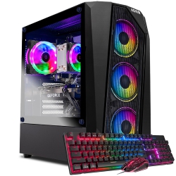 AQVIN Aq30 Gaming PC | Nvidia Graphics Geforce Rtx 3050 6GB (HDMI) | Intel Core I7 Cpu | 2Tb SSD Storage | 32GB Ddr4 Ram | Windows 11 Pro | RGB