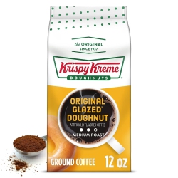 KRISPY KREME Doughnuts Original Glazed Donut Ground Coffee, Bagged 12OZ