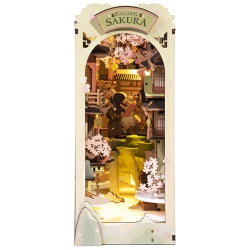 ROLIFE Falling Sakura Book Nook Tgb05 - 3D Puzzle (240 Pieces)