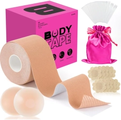 ULTIMATETAPE Ultimate Boob Tape: Invisible Breast Support, Waterproof & Sweat-Proof Lift for A-G Cup