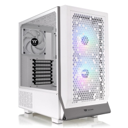 THERMALTAKE Ceres 300 Snow Edition Mid Tower E-Atx Computer Case With Tempered Glass Side Panel; 2Xct140 Argb Fan Prei