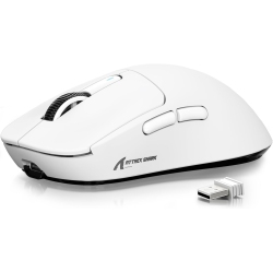 MANBASNAKE X3 Superlight Wireless Gaming Mouse, 49G Ergonomic Computer Mouse, Triple Modes Paw3395 26K Dpi Optical Sensor