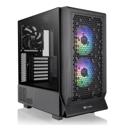 THERMALTAKE Ceres 330 Tg Argb Mid Tower E-Atx Case Supports Hidden-Connector Motherboard In Black