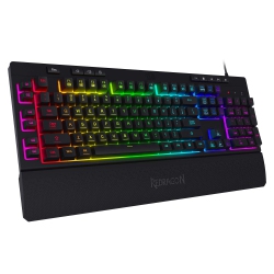 REDRAGON K512 Shiva RGB Backlit Membrane Gaming Keyboard With Multimedia Keys, Quiet Mechanical Feeling Keyboard