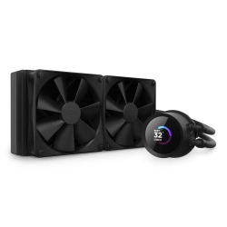 NZXT B0By3Hnxms– Kraken 240 - Rl-Kn-240-B1 - 240MM Aio Cpu Liquid Cooler - Customizable 1.54" Square Lcd Display