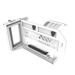 COOLER MASTER Masteraccessory Vertical Graphics Card Holder Kit V3 W/premium Riser Cable PCi-E 4.0 X16-165MM In White
