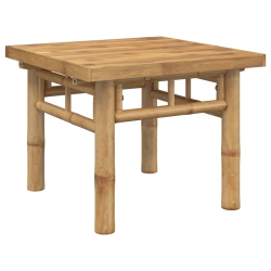 VIDAXL Coffee Table 45X45X35 Cm Bamboo