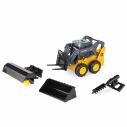 JOHN DEERE 1:16 318G Skid Steer With Accessories