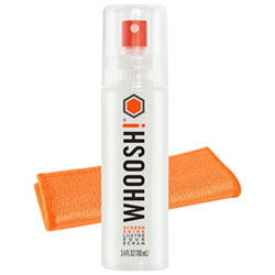 Whoosh Screen Shine Go XL 3.4oz/100ml Cleaning Spray with Microfibre Cloth