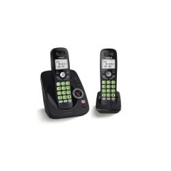 VTECH Refurbished (Excellent)- Dect 6.0 2-Handset Cordless Answering System With Caller Id/call Waiting (Cs6224-21) In Black