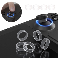 HLD Joystick Protectors Compatible \w Asus Rog Ally Clear Elastic Tpu Protector Rings Wear Resistant Joystick Accessories for Steam