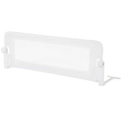 COSTWAY 1 PCs 42" Toddler Foldable Bed Rail With Adjustable Safety Strap Bedrail Guard In White