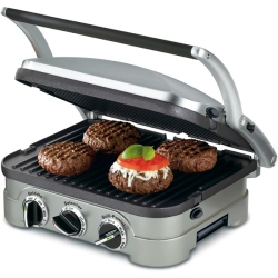 CUISINART ‎34.29 X 29.21 X 18.08 Cm An Adjustable Nonstick Grill With A Griddler In Silver