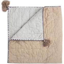 CRANE Ezra Quilted Baby Blanket - Copper