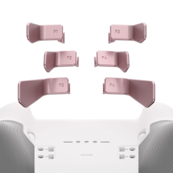 HLD Paddles for Xbox Elite 1/2 Controller, 6 In 1 Metalic Rose Replacement Interchangeable Back Paddles for Xbox One Elite & Elite Series 2
