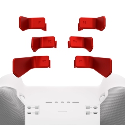 HLD Paddles for Xbox Elite 1/2 Controller, 6 In 1 Metalic Scarlet Replacement Interchangeable Back Paddles for Xbox One Elite & Elite Series 2