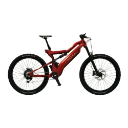 NIREEKA Revenant 1000 W Carbon Fiber Electric City Bike With Up to 80Km Battery Range - 56 Km/h - Medium (19") - Pearlized In Red