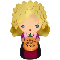 GEMMY Industries Airblown® Inflatable Halloween -Hocus Pocus Sarah-Sm-Disney© 42