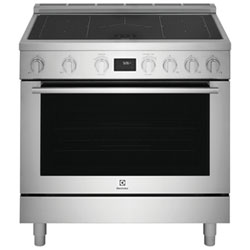 Electrolux 36" 4.4 Cu. Ft. True Convection 5-Element Freestanding Induction Range (ECFI3668AS) - Stainless Steel