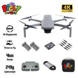 THE BIGLY BROTHERS New Release Walker-Air Mini Se Fpv Drone, One Throw Fly, 48 Mp Camera, 58-Mins Flight Time, 4Km Range, 3-Axis Gimbal, Gps System