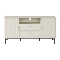 AMBER & EMILY Curved Sideboard In White