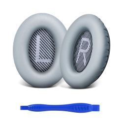 HLD Bose Replacement Ear Pad By Protein Leather Quiet Comfort 35 Replacement Ear Cushions Kit for Bose Qc 35/25 / 15 Qc2 / Ae2 / Ae2I / Ae2W / Sound