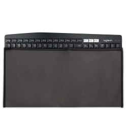 HLD Dust Cover Compatible With Universal Keyboard (L) - Computer Keyboard Protector Fabric Case - Dark In Grey