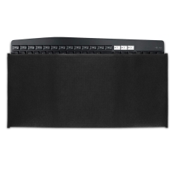 HLD Dust Cover Compatible With Universal Keyboard (L) - Computer Keyboard Protector Fabric Case - In Black