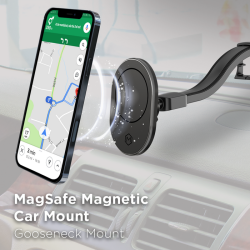 MIGHTY MOUNT Magsafe Magnetic Car Gooseneck Mount (Version 2.0)