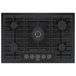 Bosch 30" 5-Burner Gas Cooktop (NGM8049UC) - Black