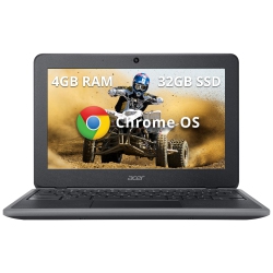 ACER Refurbished (Excellent) - Chromebook 11.6" HD Laptop, Intel Celeron N3350 Processor, 32GB Emmc, 4GB Ram, 32GB Emmc, Intel HD Graphics 500, HD