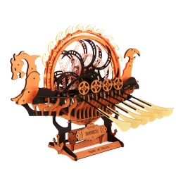 ROKR Viking Dragon Boat Lk802 3D Puzzle Wood Kit | Educational Stem Toy